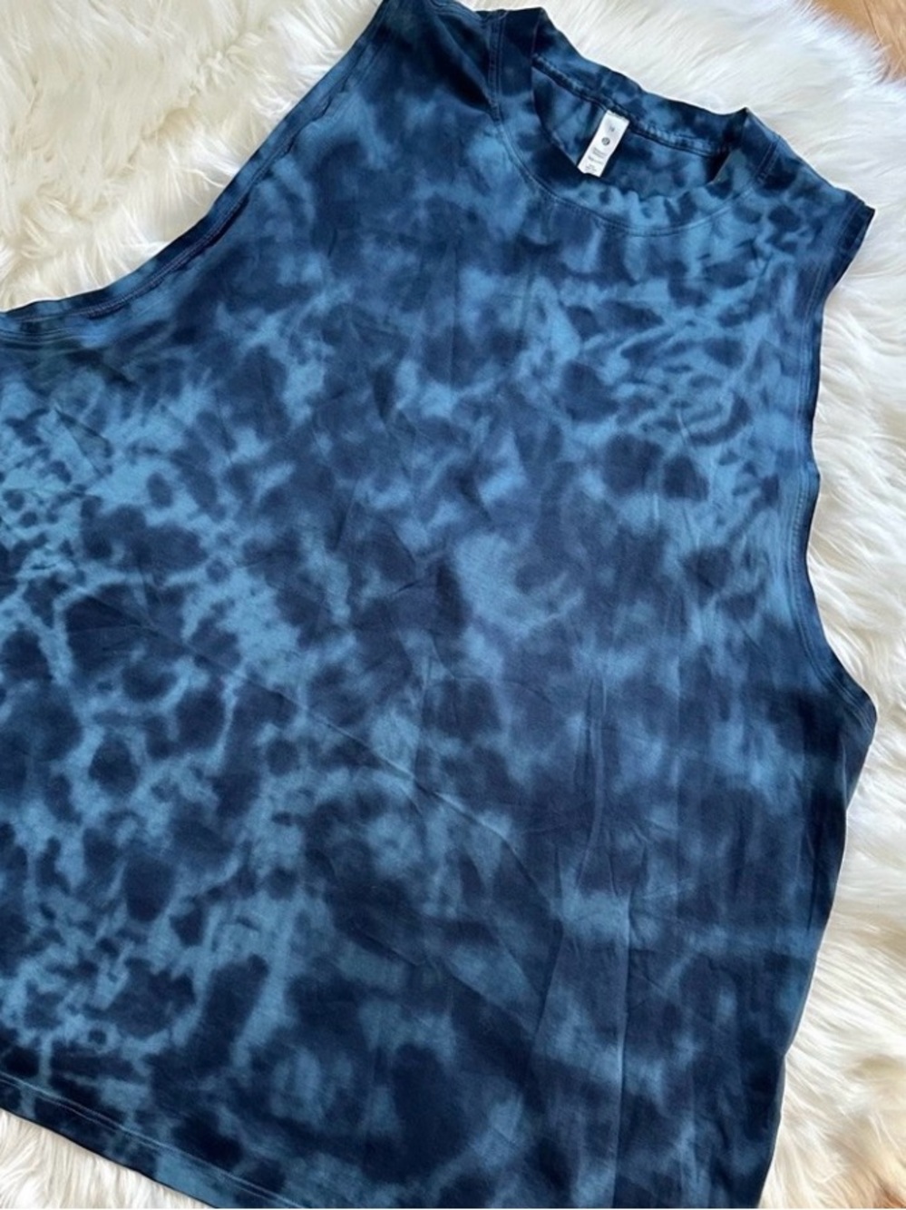 Lululemon All Yours Pima Cotton Tie Dye Tank Size 18